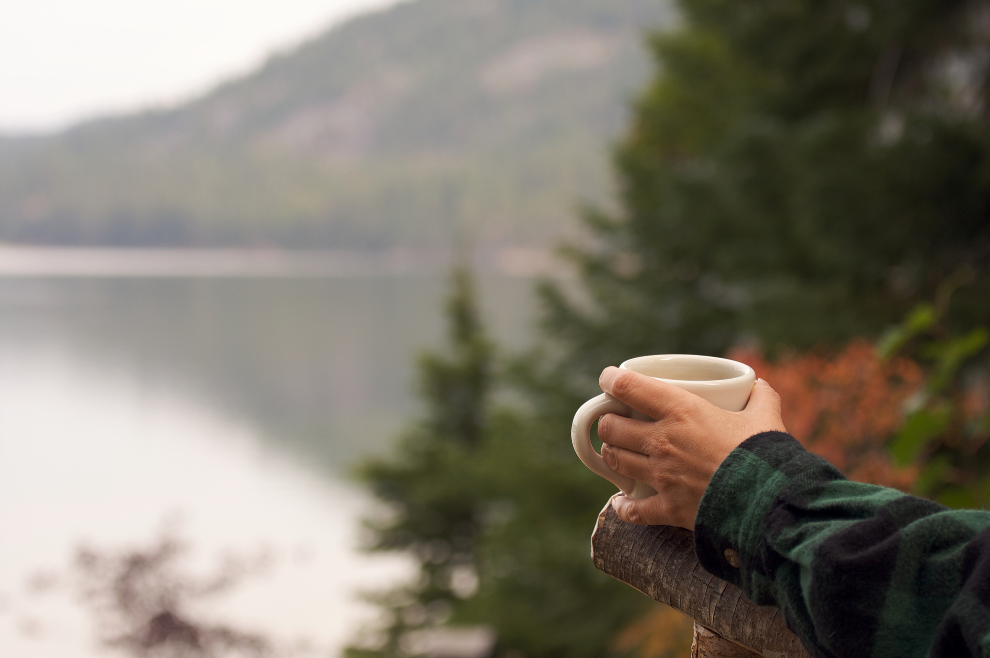 Morning Coffee on the Lake